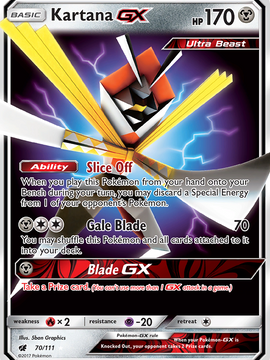 Kartana GX (70/111) [Sun & Moon: Crimson Invasion]