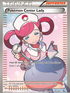 Pokemon Center Lady (105/106) [XY: Flashfire]