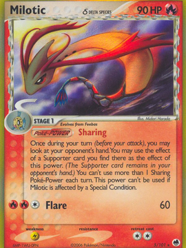 Milotic (5/101) (Delta Species) [EX: Dragon Frontiers]