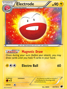 Electrode (33/116) [Black & White: Plasma Freeze]