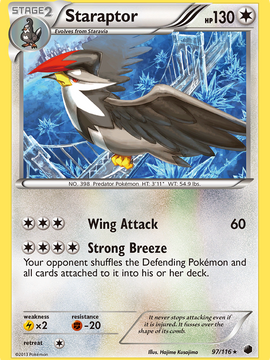 Staraptor (97/116) [Black & White: Plasma Freeze]