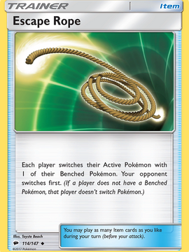 Escape Rope (114/147) [Sun & Moon: Burning Shadows]