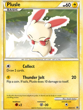 Plusle (HGSS16) [HeartGold & SoulSilver: Black Star Promos]