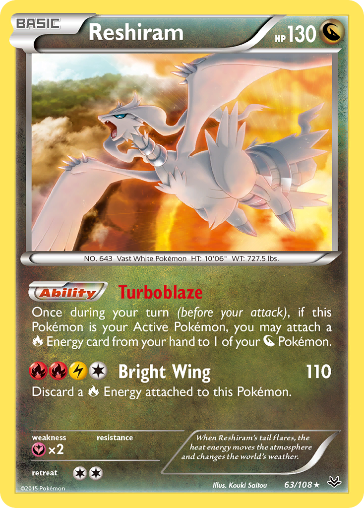  Pokemon - Zekrom (64/108) - XY Roaring Skies - Reverse