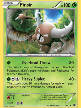 Pinsir (9/83) [XY: Generations]