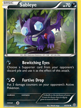 Sableye (44/98) [XY: Ancient Origins]