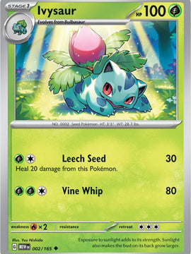 Ivysaur (002/165) [Scarlet & Violet: 151]