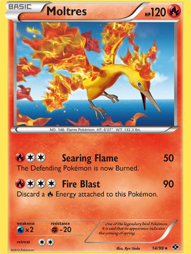 Moltres (14/99) (Blister Exclusive) [Black & White: Next Destinies]