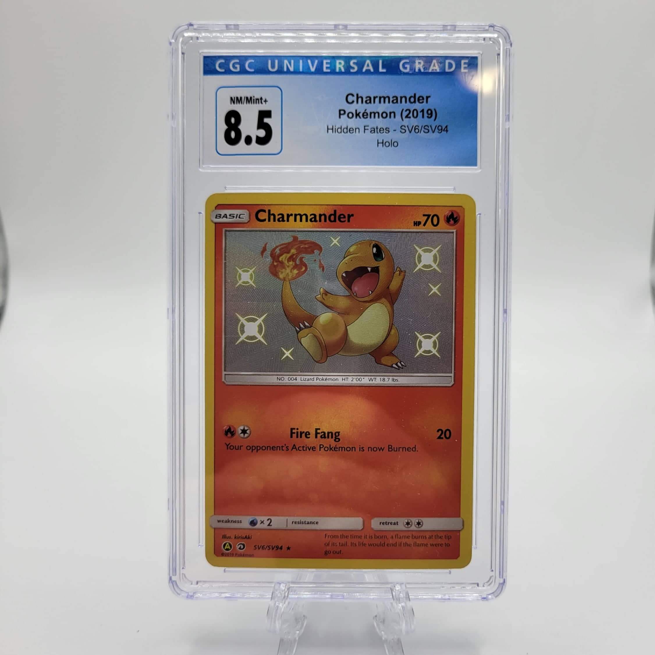 CGC 8.5 Charmander - Hidden Fates: Shiny Vault | Danireon Cards & Games