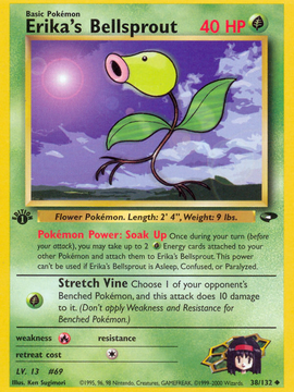 Erika's Bellsprout (38/132) [Gym Challenge 1st Edition]