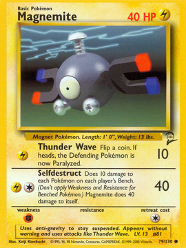 Magnemite (79/130) [Base Set 2]