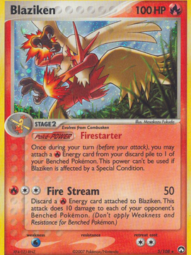 Blaziken (5/108) [EX: Power Keepers]