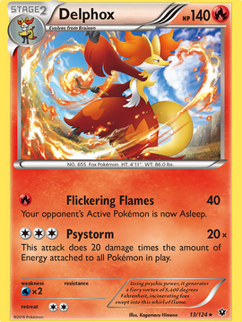 Delphox (13/124) [XY: Fates Collide]