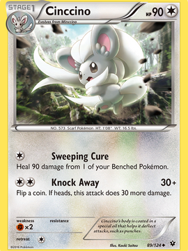 Cinccino (89/124) [XY: Fates Collide]