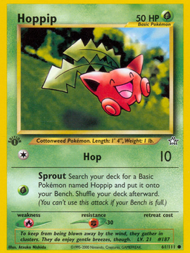 Hoppip (61/111) [Neo Genesis 1st Edition]