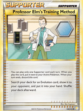 Professor Elm's Training Method (100/123) [HeartGold & SoulSilver: Base Set]