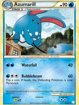 Azumarill (2/123) [HeartGold & SoulSilver: Base Set]