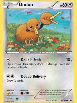 Doduo (55/83) [XY: Generations]