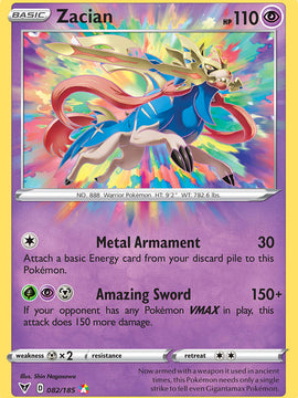 Zacian (082/185) [Sword & Shield: Vivid Voltage]