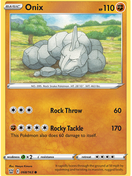 Onix (068/163) [Sword & Shield: Battle Styles]