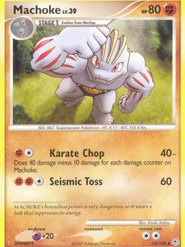 Machoke (53/130) [Diamond & Pearl: Base Set]