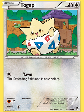 Togepi (102/135) [Black & White: Plasma Storm]