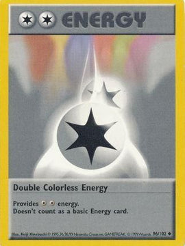 Double Colorless Energy (96/102) [Base Set Shadowless Unlimited]