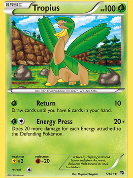 Tropius (5/101) [Black & White: Plasma Blast]