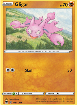 Gligar (071/163) [Sword & Shield: Battle Styles]