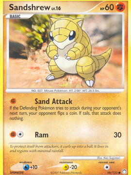 Sandshrew (96/123) [Diamond & Pearl: Mysterious Treasures]