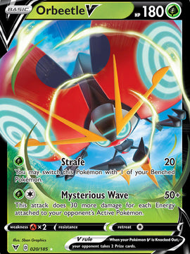 Orbeetle V (020/185) [Sword & Shield: Vivid Voltage]