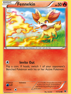 Fennekin (11/124) [XY: Fates Collide]