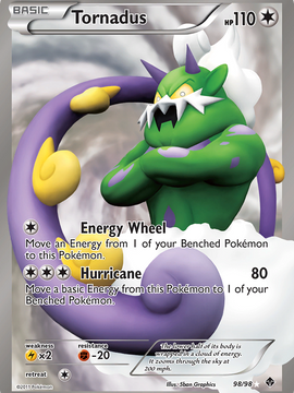 Tornadus (98/98) [Black & White: Emerging Powers]