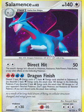 Salamence (18/132) [Diamond & Pearl: Secret Wonders]