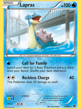 Lapras (25/99) [Black & White: Next Destinies]