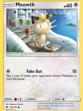 Meowth (101/147) [Sun & Moon: Burning Shadows]