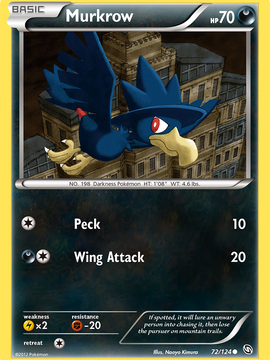 Murkrow (72/124) [Black & White: Dragons Exalted]