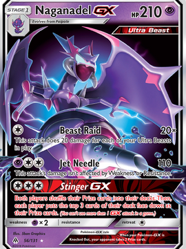 Naganadel GX (56/131) [Sun & Moon: Forbidden Light]