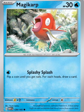 Magikarp (129/165) [Scarlet & Violet: 151]