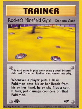 Rocket's Minefield Gym (119/132) [Gym Challenge 1st Edition]