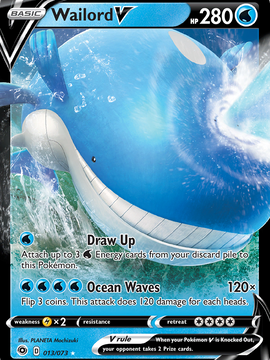 Wailord V (013/073) [Sword & Shield: Champion's Path]