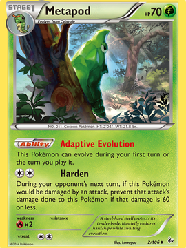 Metapod (2/106) [XY: Flashfire]