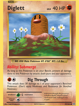 Diglett (55/108) [XY: Evolutions]