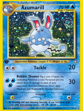 Azumarill (2/111) [Neo Genesis 1st Edition]