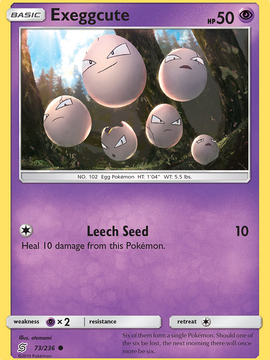 Exeggcute (73/236) [Sun & Moon: Unified Minds]