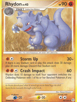 Rhydon (60/130) [Diamond & Pearl: Base Set]