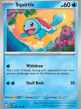 Squirtle (007/165) [Scarlet & Violet: 151]