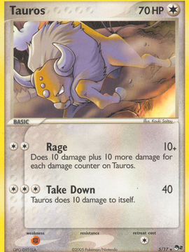 Tauros (5/17) [POP Series 2]