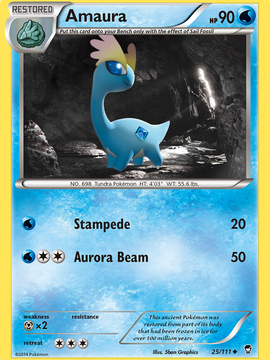 Amaura (25/111) [XY: Furious Fists]