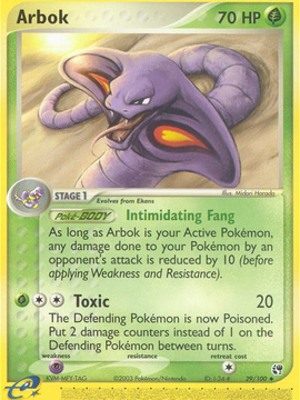 Arbok (29/100) [EX: Sandstorm]